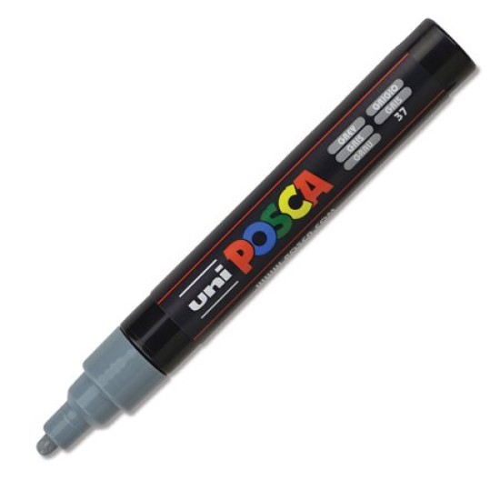 Μαρκαδόρος σχεδίου Uni Posca PC-5M 1.8-2.5mm Γκρι Μαρκαδόρος σχεδίου Uni Posca PC-5M 1.8-2.5mm Γκρι