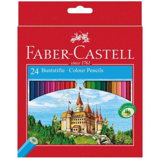 Ξυλομπογιές Faber-Castel 24 τεμαχίων Ξυλομπογιές Faber-Castel 24 τεμαχίων