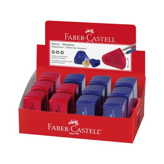 Ξύστρα Faber Castell Double Hole Ξύστρα Faber Castell Double Hole