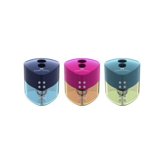 Ξύστρα Faber Castell Grip Auto Double Ξύστρα Faber Castell Grip Auto Double