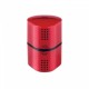 Ξύστρα Faber Castell Grip 2001 Τριπλή κόκκινη Ξύστρα Faber Castell Grip 2001 Τριπλή κόκκινη